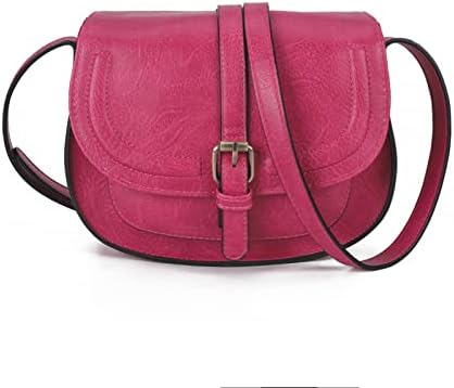 Crossbody Bags for Women Small Over the Shoulder Saddle Purses and Boho Cross body Handbags,Vegan Leather