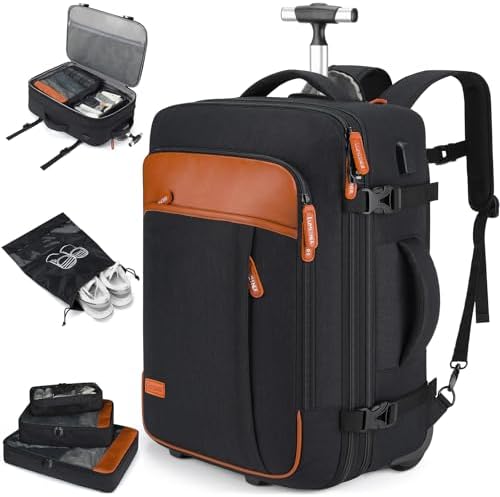 Lumesner Carry on Backpack, Extra Large 40L Flight Approved Travel Backpack for Men & Women