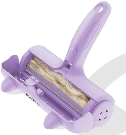 Sebtle Pet Hair Remover Roller,Reusable Animal Hair Removal Brush for Dogs and Cats,Lint Remover Easy to Clean Pet Fur from Carpet,Sofa,Bedding,Furniture and Rugs-Grey