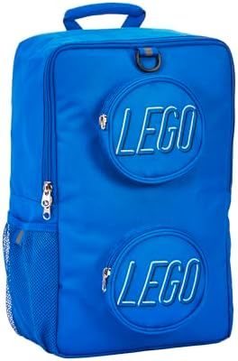LEGO Lego Brick Backpack-purple Carry-On Luggage, Flame Orange, One Size, Backpack
