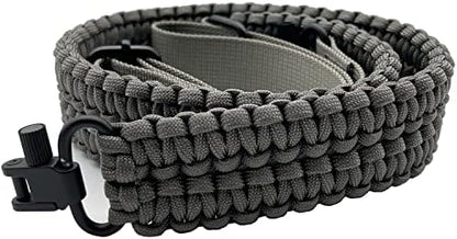 VVAAGG Two-Point Sling with Swivel, Non-Slip Paracord Sling with Adjustable Length Strap