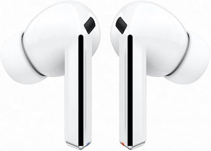 Samsung Galaxy Buds3Pro, Wireless Bluetooth Earbuds with Adaptive Noise Control, Sweat and Water Resistance, AI translator, Hi-Fi Sound, 360 Audio – White (CAD Version & Warranty)