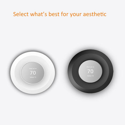 Wall Plate Made for The Nest Thermostat 2020 | Google Nest Thermostat Trim Kit Accessory | Easy Installation | Black