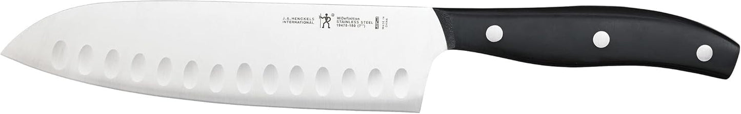 HENCKELS Definition 14 Piece Kitchen Knife Block Set- Professional Cutlery Set, Self Sharpening Knife Block for Chopping, Slicing, Dicing & Cutting