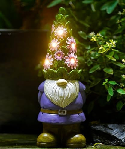 Nacome Solar Frog Riding Turtle for Garden Decor - Outdoor Statues for Patio,Yard,Balcony Ornament,Turtle Gifts for Women/Mom/Grandma,Mom's Best Gift
