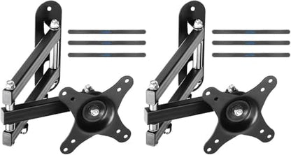 Suptek Full Motion Adjustable TV Wall Mount Rotation, Swivel and Tilt TV Arm Bracket for Most 15-32 inch LED, LCD Monitor and Plasma TVs VESA 75,100,Black (MA2720)