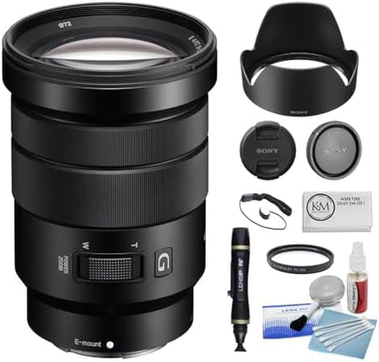 Sony SELP18105G E PZ 18-105mm F4 G OSS Lens, Black
