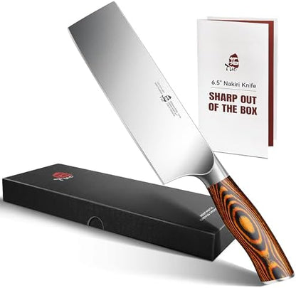 TUO Boning Knife - Razor Sharp Fillet Knife - High Carbon German Stainless Steel Kitchen Cutlery - Pakkawood Handle - Luxurious Gift Box Included - 7 inch - Fiery Phoenix Series