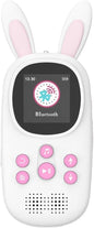 cogae 32GB Music MP3 Player for Kids, Cute Bunny Kids Music MP3 Player with BT, MP3 & MP4 Players with Speaker