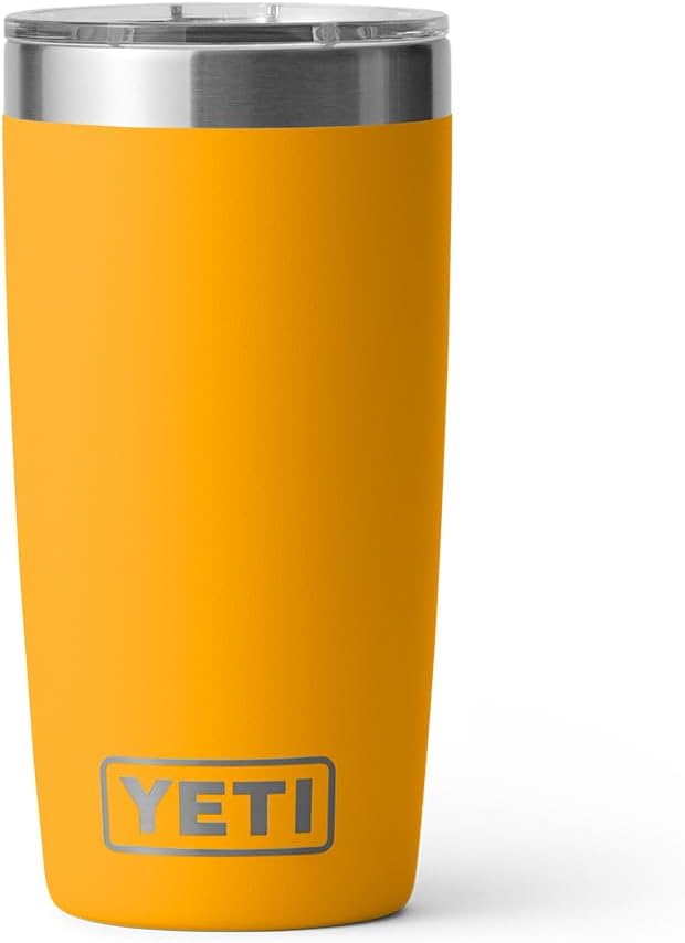 YETI Rambler 10 oz Tumbler, Stainless Steel, Vacuum Insulated with MagSlider Lid, White