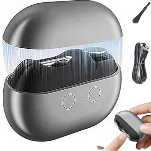 Fanyil/Pubyfun/Vueeze Easyclip Smart Nail Clipper for Seniors, 2025 Upgraded Adults Electric Nail Trimmers, Automatic USB Rechargeable Toenail Clippers, Clip Light Trimmer Stainless Steel(Black)