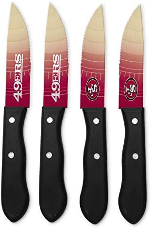 The Sports Vault by Inglasco NFL Chicago Bears Steak Knives