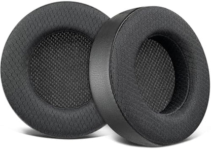 SOULWIT Ear Pads Replacement for Corsair Virtuoso RGB Wireless XT SE Gaming Headset, Earpads Cushions with Mesh Fabric, High-Density Noise Isolation Foam, Added Thickness - Black