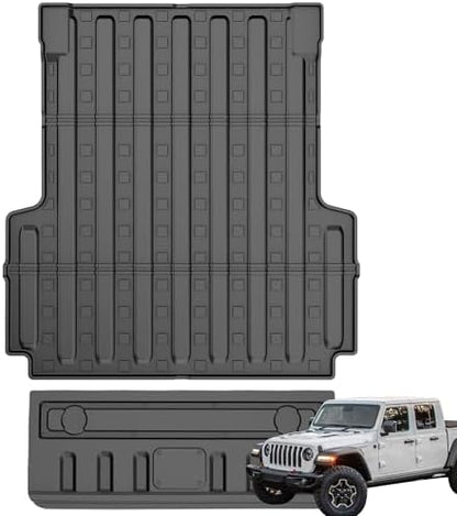 AOMSAZTO Floor Mats & Trunk Mat for 2024 2025 Chevy Equinox EV (Non Fuel),TPE All Weather Protection 2 Rows Car Floor Liners with Cargo Liner for Chevrolet Equinox EV (Non Fuel)