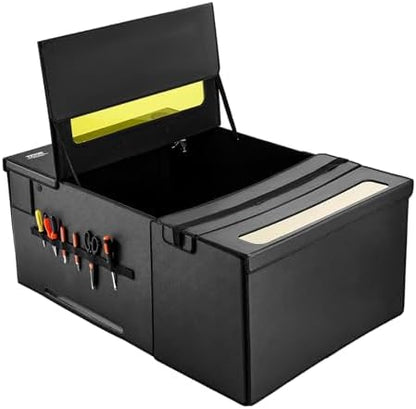 VEVOR Laser Engraver Enclosure, 31.5 x 31.5 x 19.6", Dual-Direction Viewing, Flame Retardant and Fireproof Protective Cover, with Exhaust Fan and Pipe, Insulates Smoke, Noise and Eye Protection