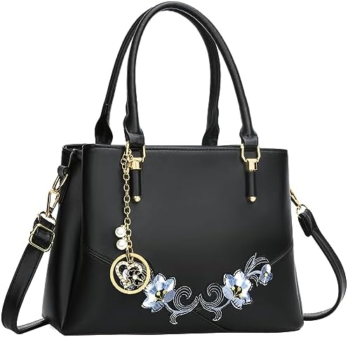 KKXIU Trendy Tote Bag for Women Lightweight Oxford Big Capacity Shoulder Purses and Handbags