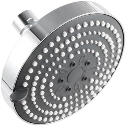 OFFO Shower Head, High Pressure Shower Head with 6 Mode, Fixed Showerheads for Strong Water Flow & Relaxing Shower Experience, Chrome