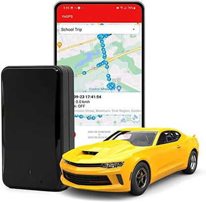 YoGPS Eco GPS Trackers | Wireless and Portable | Discrete 4G Tracking Device | Built-in Magnet | No Install Needed | Long Rechargeable Battery | SIM Included