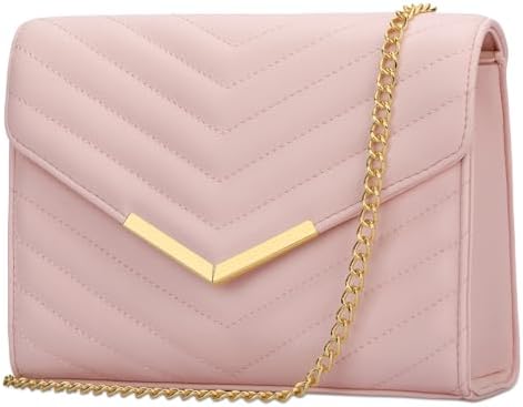 KKXIU Women Formal Vegan Leather Evening Envelope Clutch Purses and Handbags for Party Wedding Prom Bridal - PuriLite