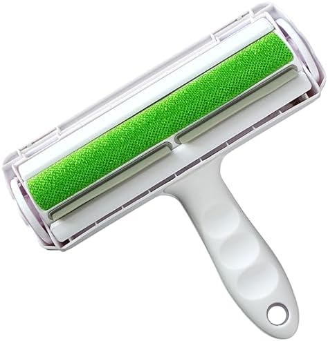 Pet Hair Remover Roller, Reusable Animal Hair Removal Brush for Dogs and Cats, Self Clean Pet Fur from Carpet, Furniture, Rugs, Laundry, Clothes and Bedding, Sofa (Red)