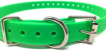 Sparky PetCo Compatible 3/4" Waterproof Biothane Replacement Roller Buckle Dog Collar E Collar Garmin SportDogs (Blue)