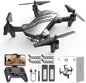 DEERC D20 Mini Drone Foldable for Kids with 720P HD FPV Camera Remote Control Toys Gifts for Boys Girls with Tap Fly,Auto Hover,Voice/Gesture Control,Speed Adjustment,2 Batteries,3D Flip