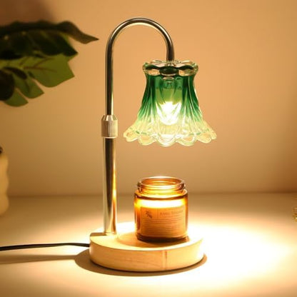GEEZO Fragrance Candle Warmer Lamp,Electric Candle Warmer with Timer & Dimmer, Mom Christmas Birthday Gifts for Women, House Warming Gifts New Home Bedroom Decor