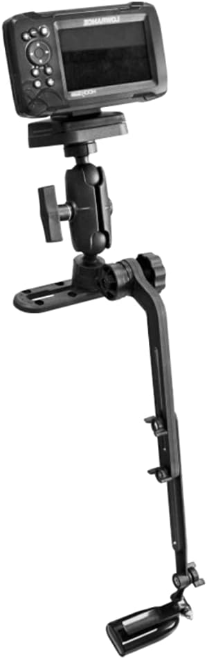 Strg Fish Finder Mountk, Kaya Universal 1.5" Ball Base Fish Finder Mount Marine Electronic Mount for Boat, Transducer Mounting Arm Compatible with Scotty, Lowrance, Garmin Fish Finder