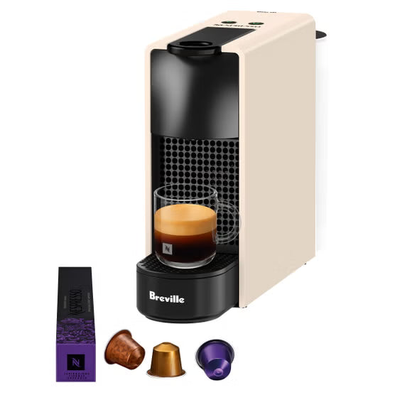 Nespresso Essenza Mini Breville Matte Cream with Cups & $20 Voucher
