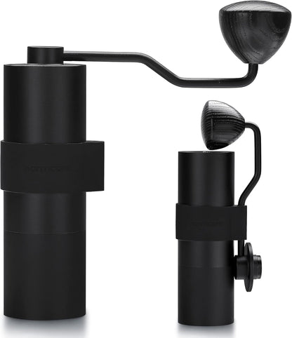 Normcore Manual Coffee Grinder V2, 38mm Titanium Contemporary Conical Burr, Adjustable Setting Double Bearing, Hand Espresso Grinder Perfect for Home, Office, Travel, and Camping