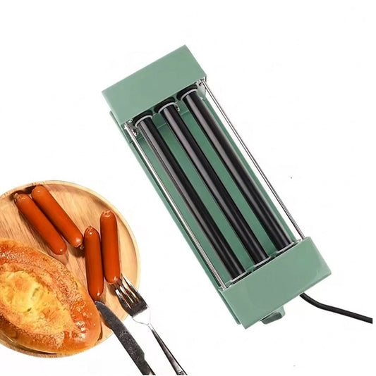 Purilite Select Electric Sausage Machine – Multifunction Hot Dog, Kebab, Teppanyaki & Hamburger Roller Grill with Non-Stick Stainless Steel Surface - PuriLite