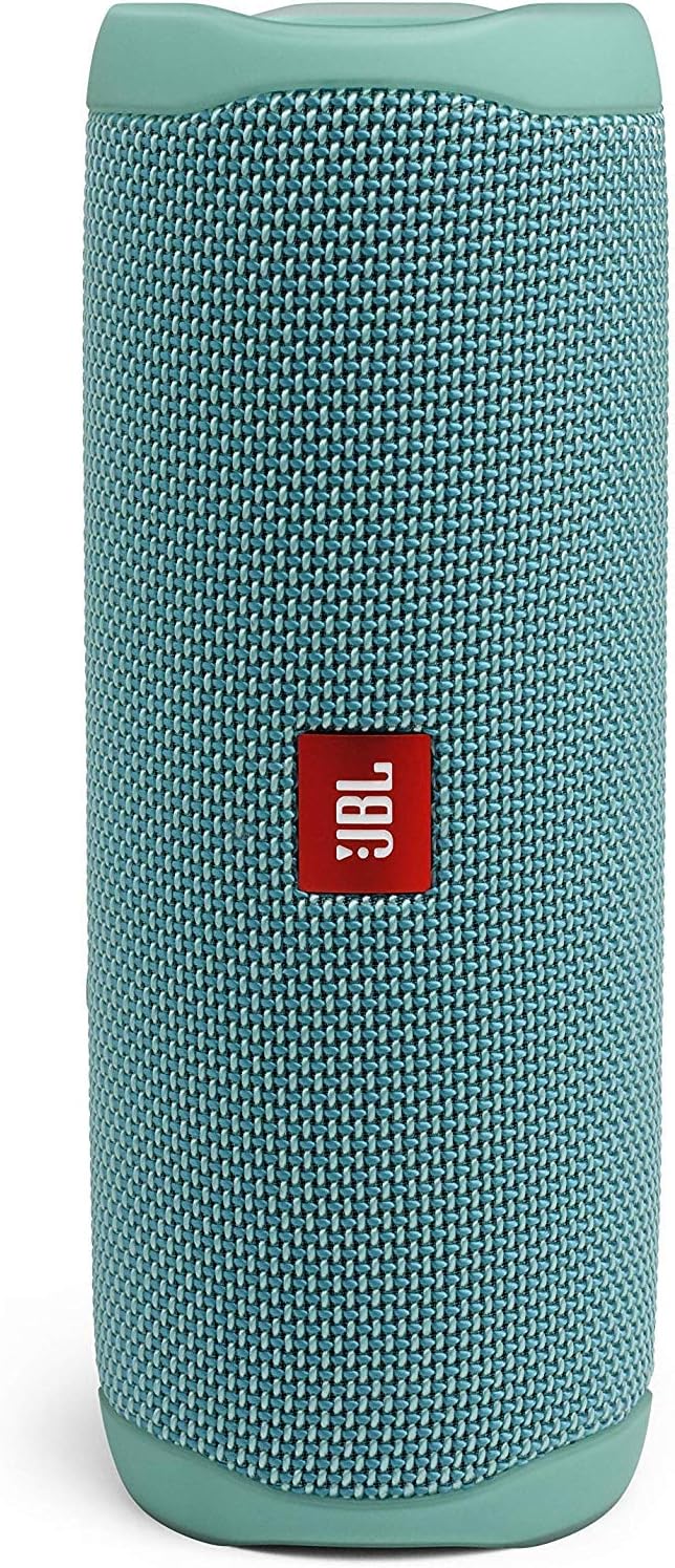 JBL FLIP 5 Portable Speaker IPX7 Waterproof On-The-Go Bundle with WRP Deluxe Hardshell Case (Teal)