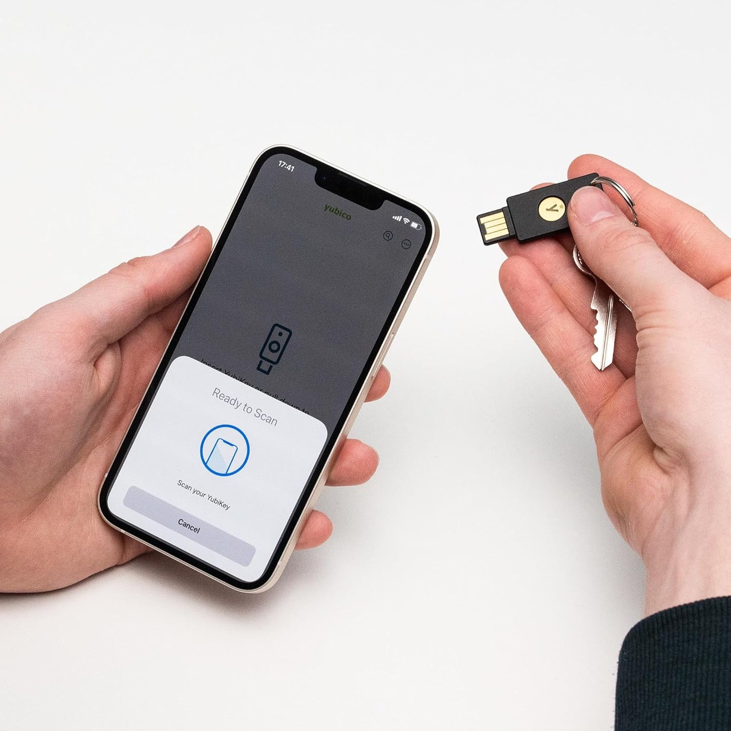 Secure USB NFC Multi-Factor Authentication Security Key with Passkey Support, USB-A Connectivity, Waterproof Portable Login Protection Device - PuriLite