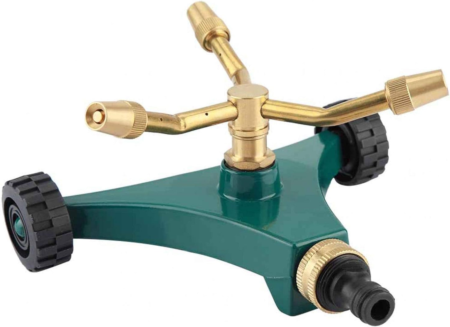 Garden Sprinkler, 3-Arms Garden Cooling Yard Watering Irrigation Tool Lawn Sprinkler Rotating Garden Watering System Kit