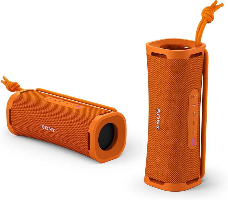 Sony ULT Field 1 Wireless Ultra Portable Bluetooth Compact Speaker, IP67 Waterproof, Dustproof, Shockproof and Rustproof with Enhanced Bass, 12 Hour Battery and Detachable Strap, Orange - (SRSULT10D)