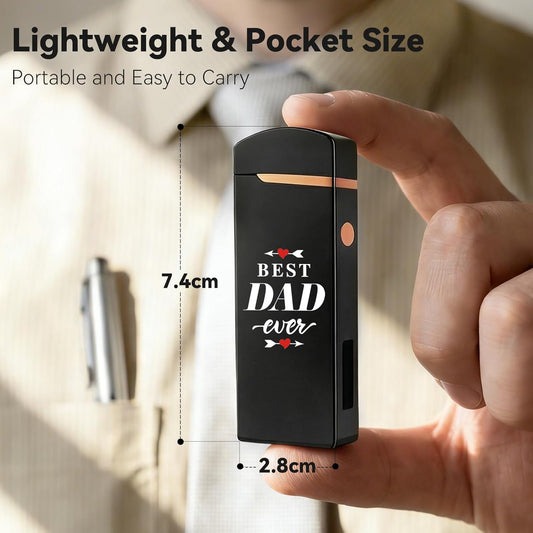 Rechargeable Electric Plasma Lighter for Men – Windproof Dual Arc USB Lighter for Candles, Fireplace, Camping, BBQ & Outdoor Use - PuriLite