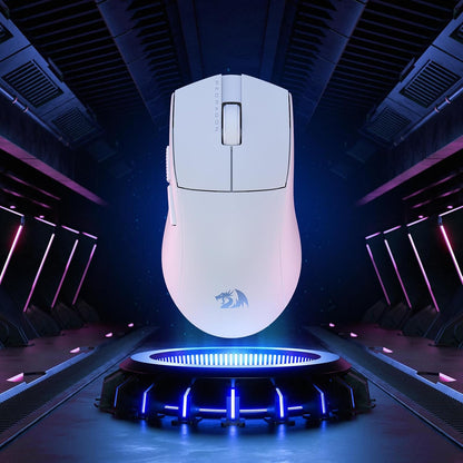 Redragon M916 PRO 3-Mode Wireless Gaming Mouse, 49G Ultra-Light 26K DPI Gamer Mouse w/Ergonomic Natural Grip Build, Full Programmable Buttons, Software Supports DIY Keybinds & DPI