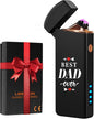 Rechargeable Electric Plasma Lighter for Men – Windproof Dual Arc USB Lighter for Candles, Fireplace, Camping, BBQ & Outdoor Use - PuriLite