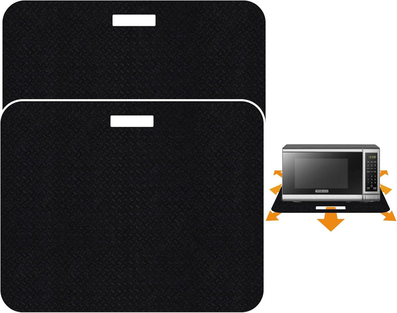 Heat Resistant Mat for Air Fryer with Sliding Function, 2 Pcs 15*18 in Heat Resistant Pad Sliding Caddy Countertop Protector Mat Compatible with Most XL Air Fryer Ninja Air Fryer Oven Micro Wave Oven