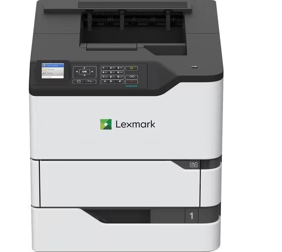 Lexmark MS820 MS821n Desktop Laser Printer - Monochrome - 55 ppm Mono - 1200 x 1200 dpi Print - 650 Sheets Input - Ethernet - 250000 Pages Duty Cycle - Plain Paper Print - USB