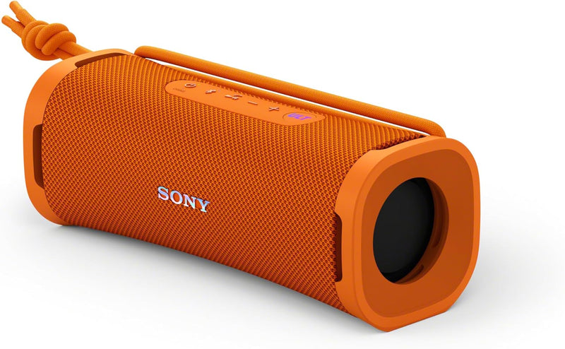 Sony ULT Field 1 Wireless Ultra Portable Bluetooth Compact Speaker, IP67 Waterproof, Dustproof, Shockproof and Rustproof with Enhanced Bass, 12 Hour Battery and Detachable Strap, Orange - (SRSULT10D)