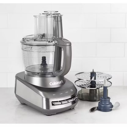 Cuisinart Core Custom 13-Cup Multifunctional Food Processor - Anchor Gray - FP-130AG: Stainless Steel Blades, 4 Speeds
