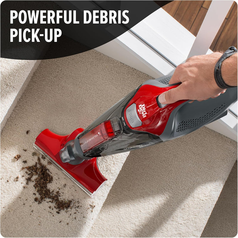 Dirt Devil Scropion Plus Corded Hand Vacuum, SD30025B, Red