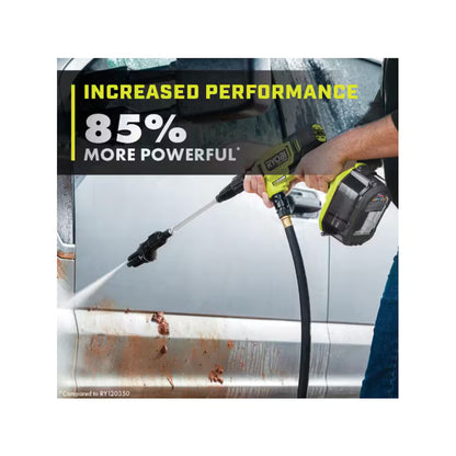 18V Cordless Power Cleaner 600 PSI Portable Pressure Washer with Brushless Motor, 3-in-1 Nozzle and Siphon Hose Tool Only - PuriLite