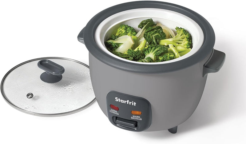 Starfrit 10-Cup Rice Cooker with ceramic coating - Grey