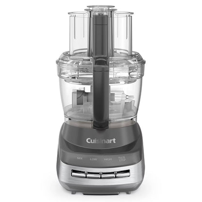 Cuisinart Core Custom 13-Cup Multifunctional Food Processor - Anchor Gray - FP-130AG: Stainless Steel Blades, 4 Speeds