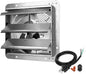iPower 12 Inch Shutter Exhaust Fan for Attic, High Speed Ventilation Fan for Barn Shed and Greenhouse, 940 CFM, Silver
