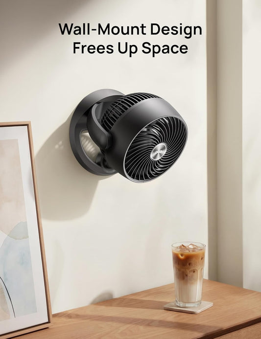 12-Inch High-Power Air Circulator Desk Fan with 70ft Long-Distance Airflow, Ultra Quiet 25dB Operation, Adjustable Tilt, 3-Speed Control – Portable Table Fan for Bedroom, Office, Kitchen, and Home Use