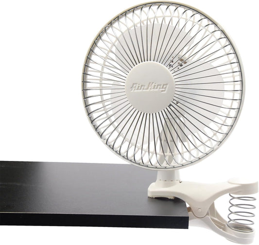 Lasko 9145 Personal Fan W/Clip- 6 Inch- White