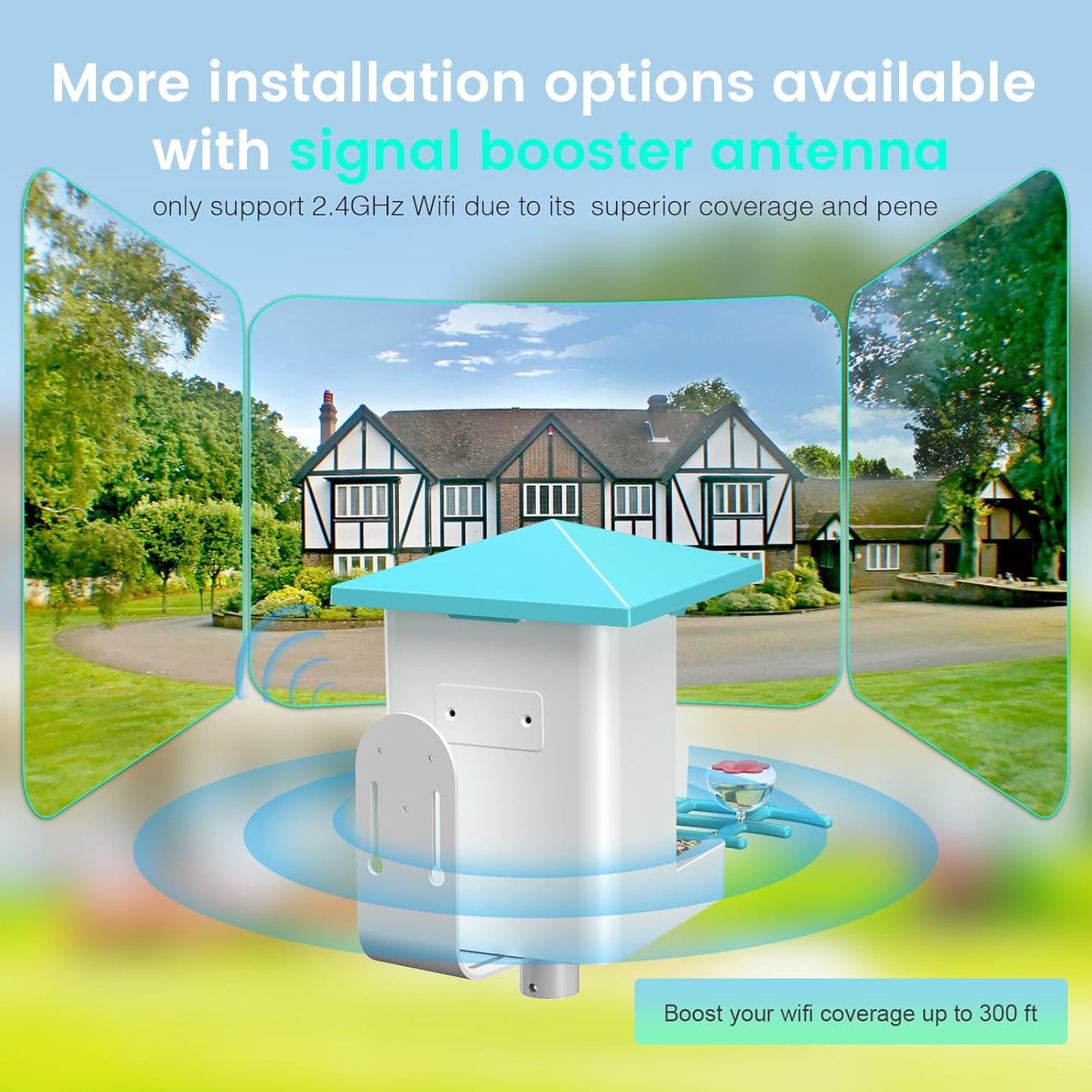 isYoung Smart Bird Feeder with Camera – AI Identifies 16,000+ Bird Species, 2K HD, Solar Powered, Motion Detection, Wide-Angle View